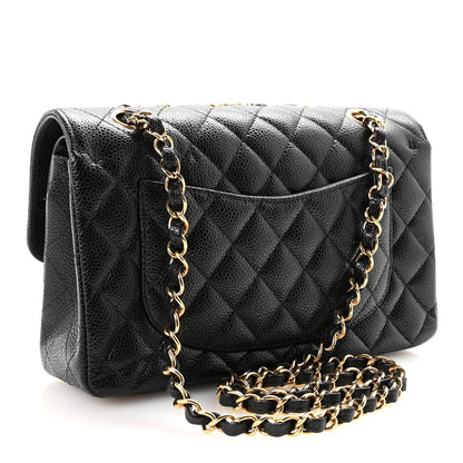Chanel Caviar Quilted Small Double Flap Black 3 of 11