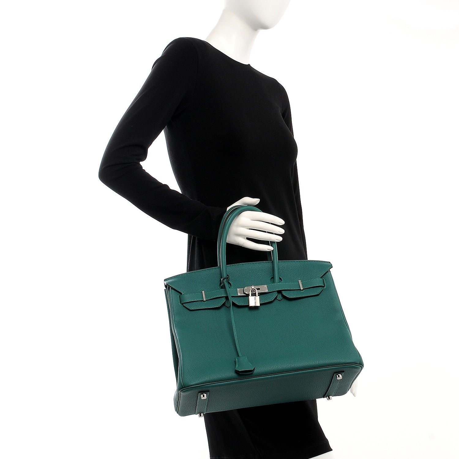 Hermes Togo Birkin 35 Malachite 2 of 32