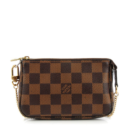 Louis Vuitton Damier Ebene Mini Pochette Accessories 1 of 7