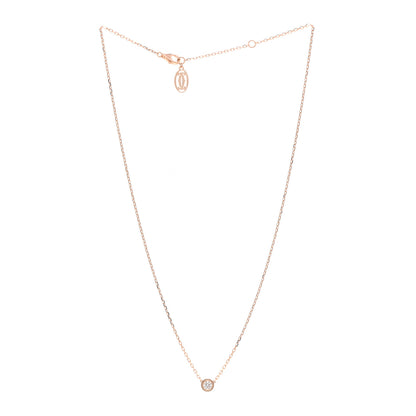 Cartier 18K Pink Gold Diamond LM D'Amour Pendant Necklace 3 of 4