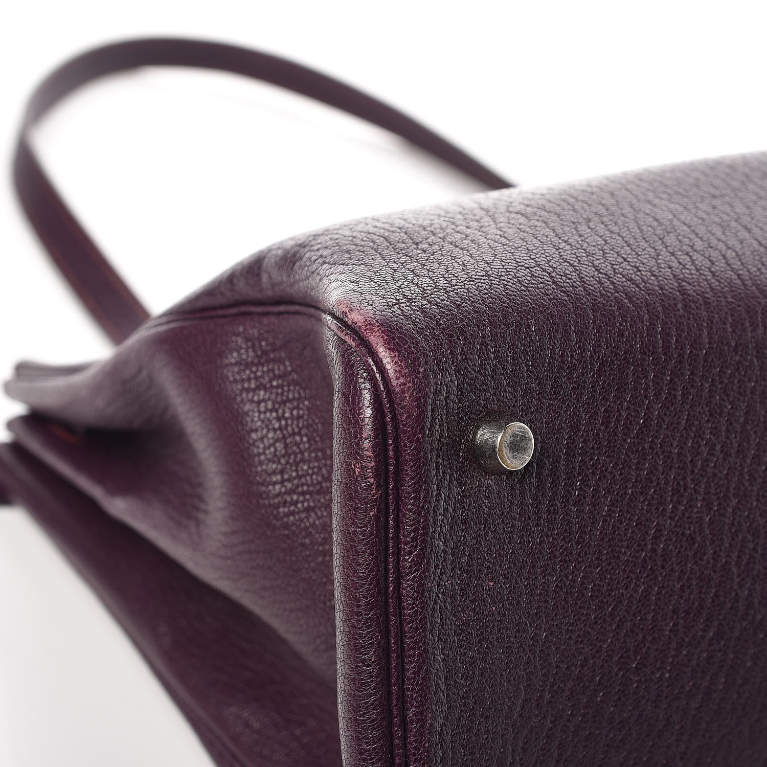 Hermes Chevre de Coromandel Cabana Tote Raisin 12 of 14