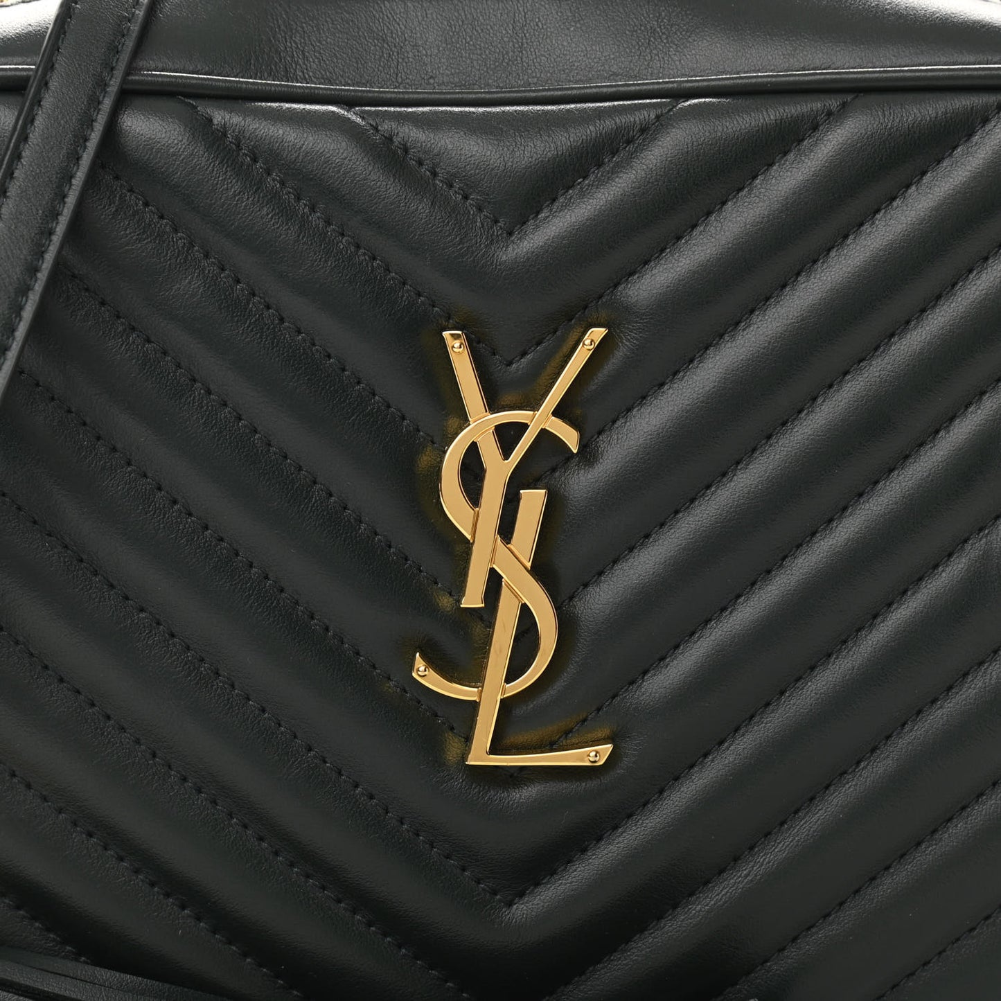 Calfskin Matelasse Monogram Lou Camera Bag Military Green
