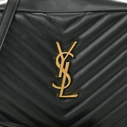Saint Laurent Calfskin Matelasse Monogram Lou Camera Bag Military Green 6 of 8