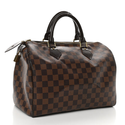 Louis Vuitton Damier Ebene Speedy 30 3 of 10