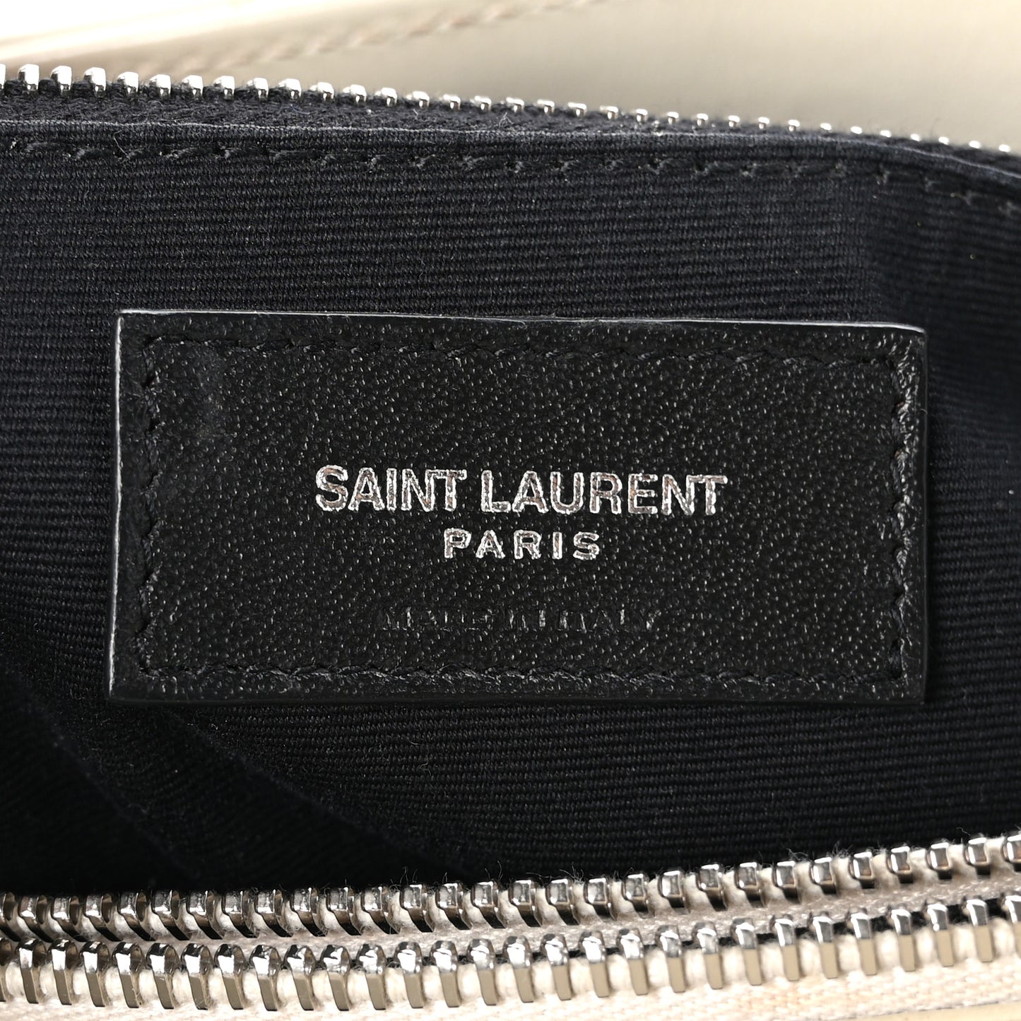 Calfskin Y Quilted Monogram Medium Loulou Chain Satchel Ivory
