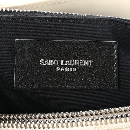 Saint Laurent Calfskin Y Quilted Monogram Medium Loulou Chain Satchel Ivory 7 of 12