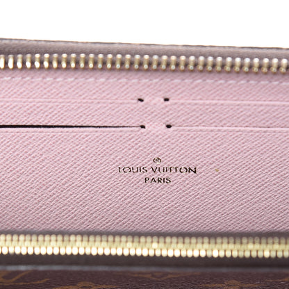 Louis Vuitton Monogram Clemence Wallet Rose Ballerine 8 of 10