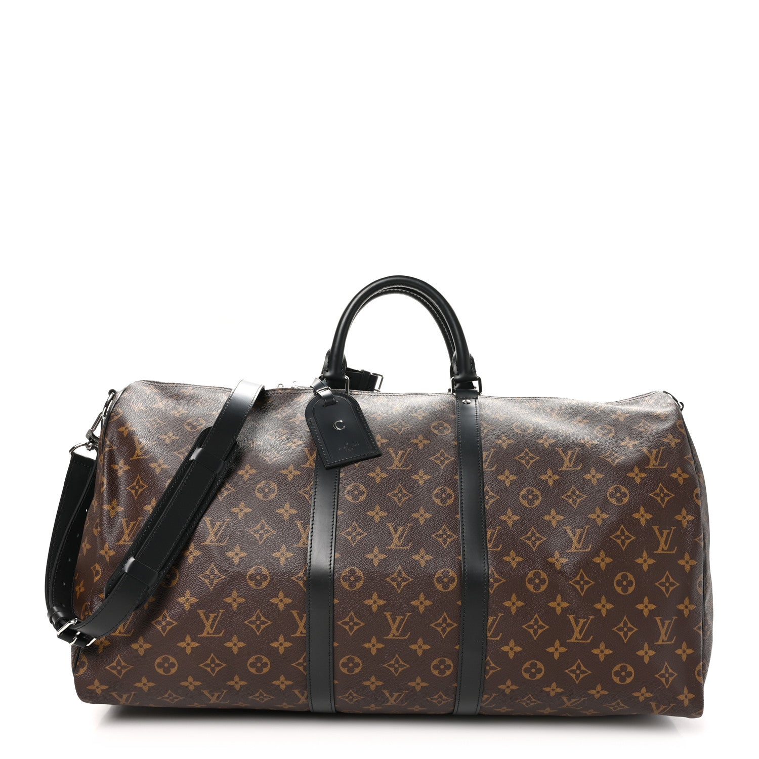 Louis Vuitton Monogram Macassar Keepall Bandouliere 55 1 of 11
