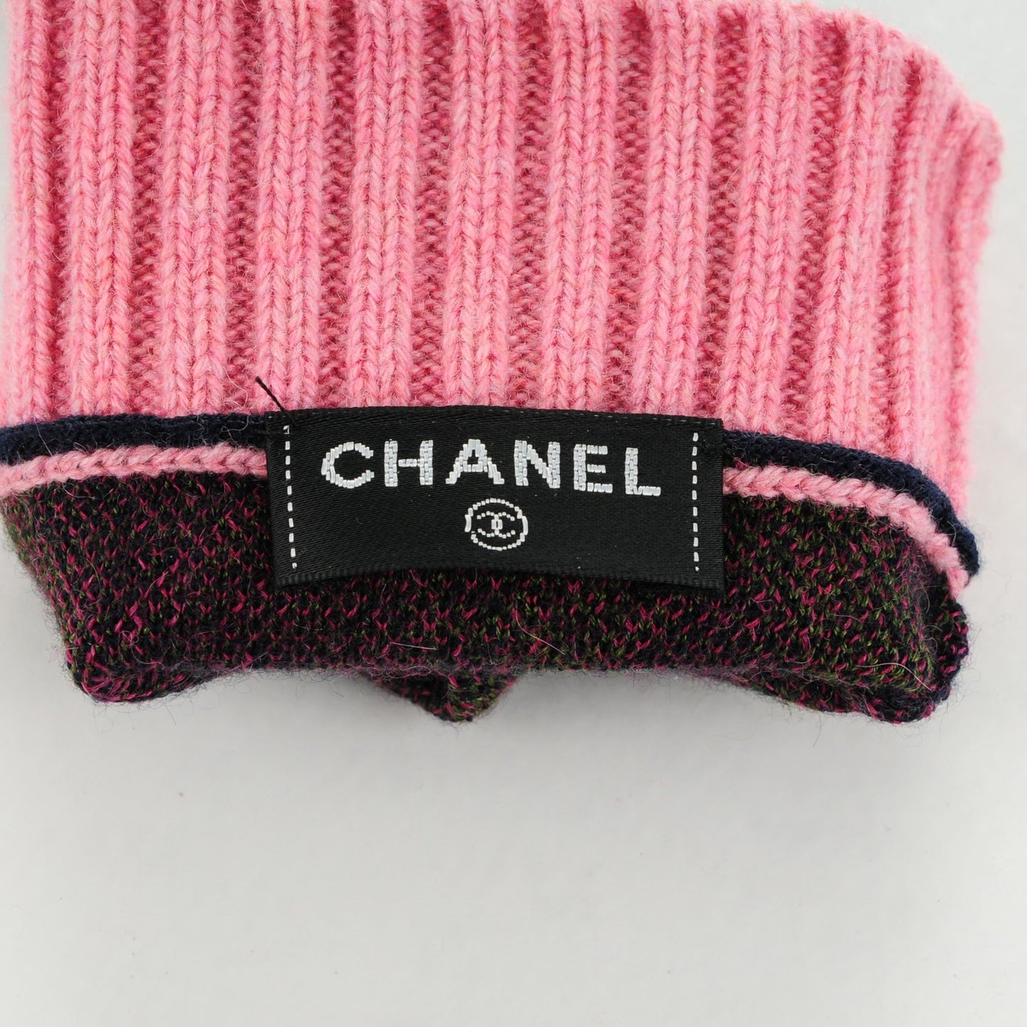 Cashmere Alpaca Long Fingerless CC Gloves S Navy