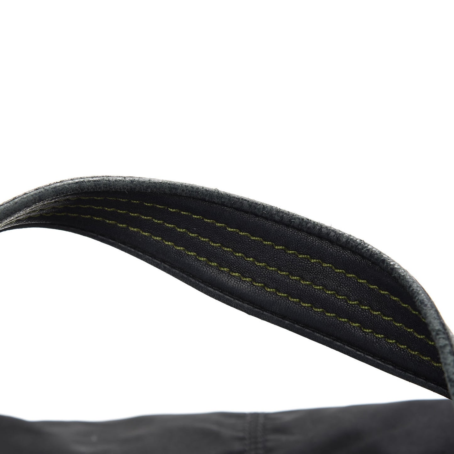 Nylon Calfskin Vela Tote Black