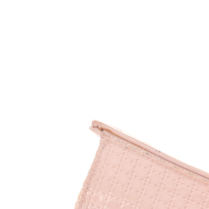 Christian Dior Patent Micro-Cannage Small Diorama Flap Bag Rose 11 of 16