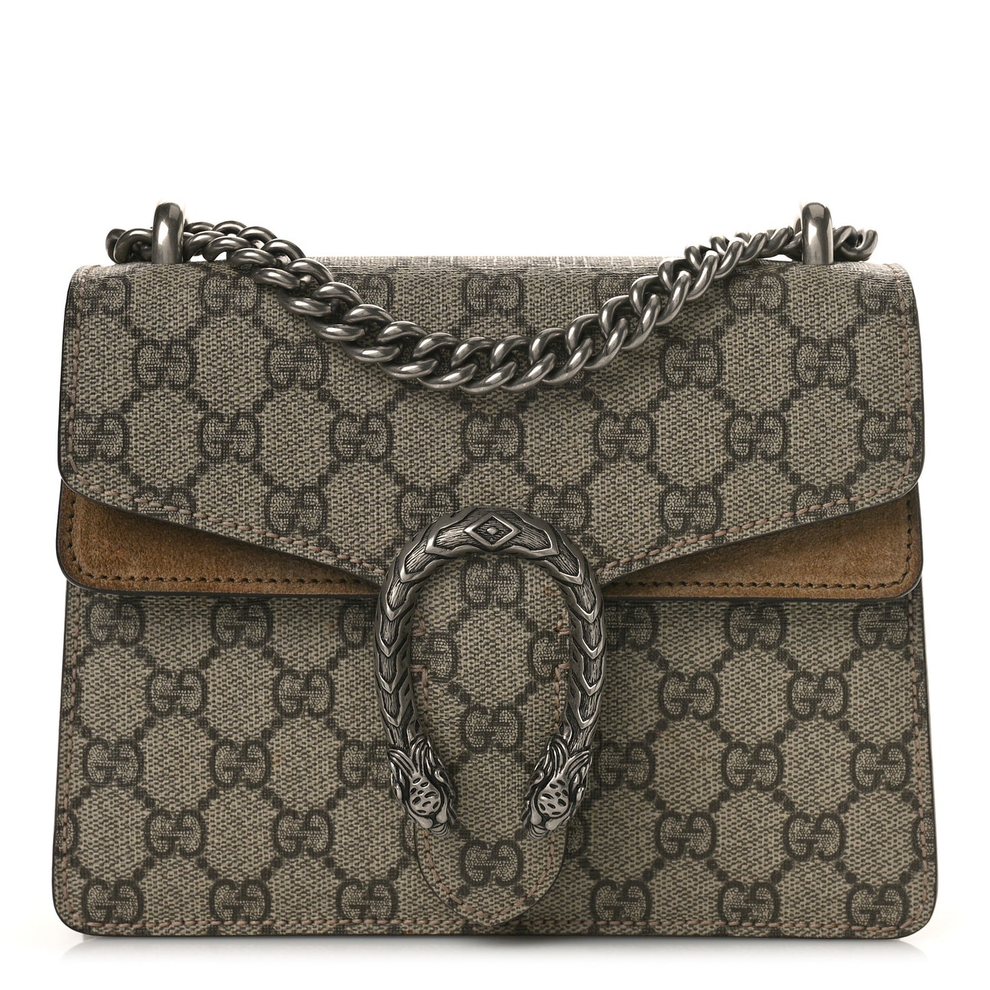 GG Supreme Monogram Mini Dionysus Shoulder Bag Taupe