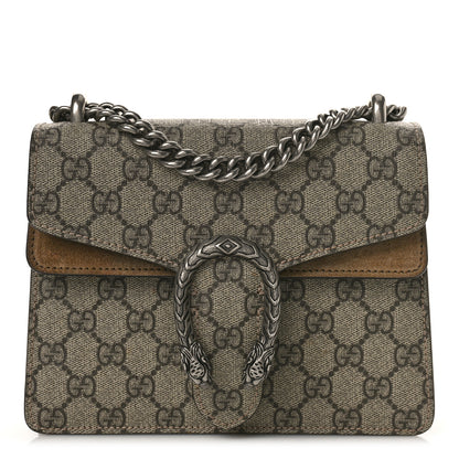 Gucci GG Supreme Monogram Mini Dionysus Shoulder Bag Taupe 1 of 9