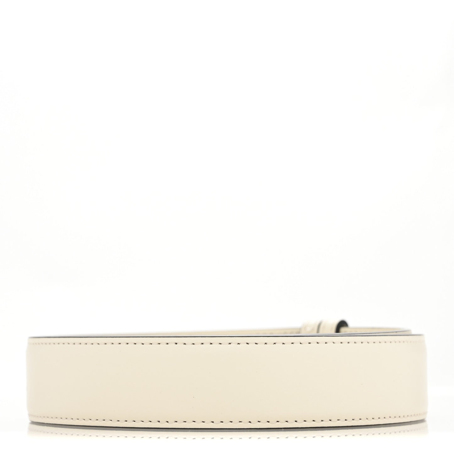 Calfskin VLogo The Bold Edition Belt 85 34 Light Ivory