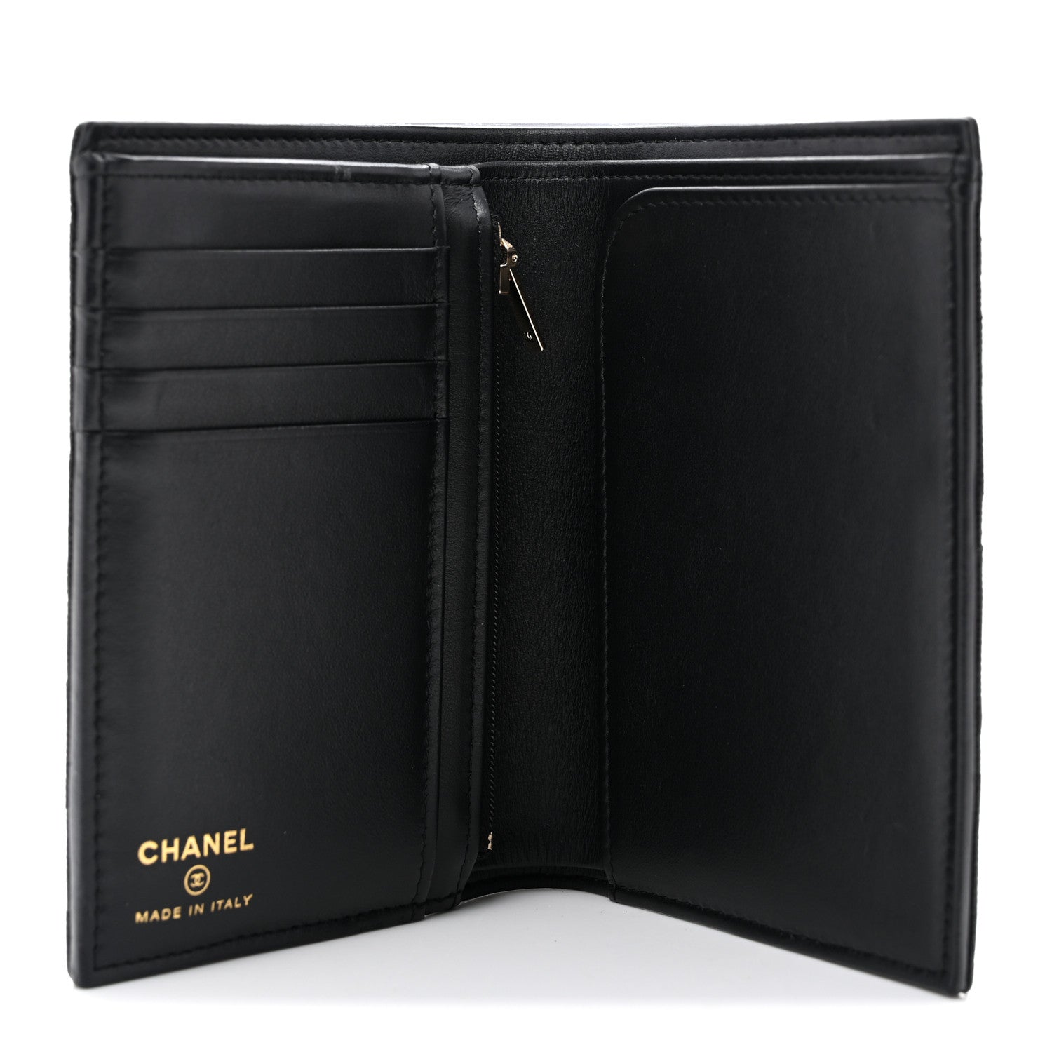 Chanel Caviar Quilted CC Passport Holder Black 5 of 7