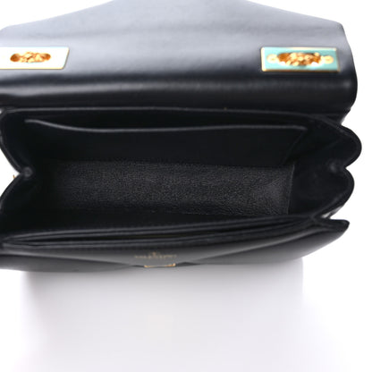 Valentino Garavani Nappa One Stud Chain Clutch Black 5 of 10