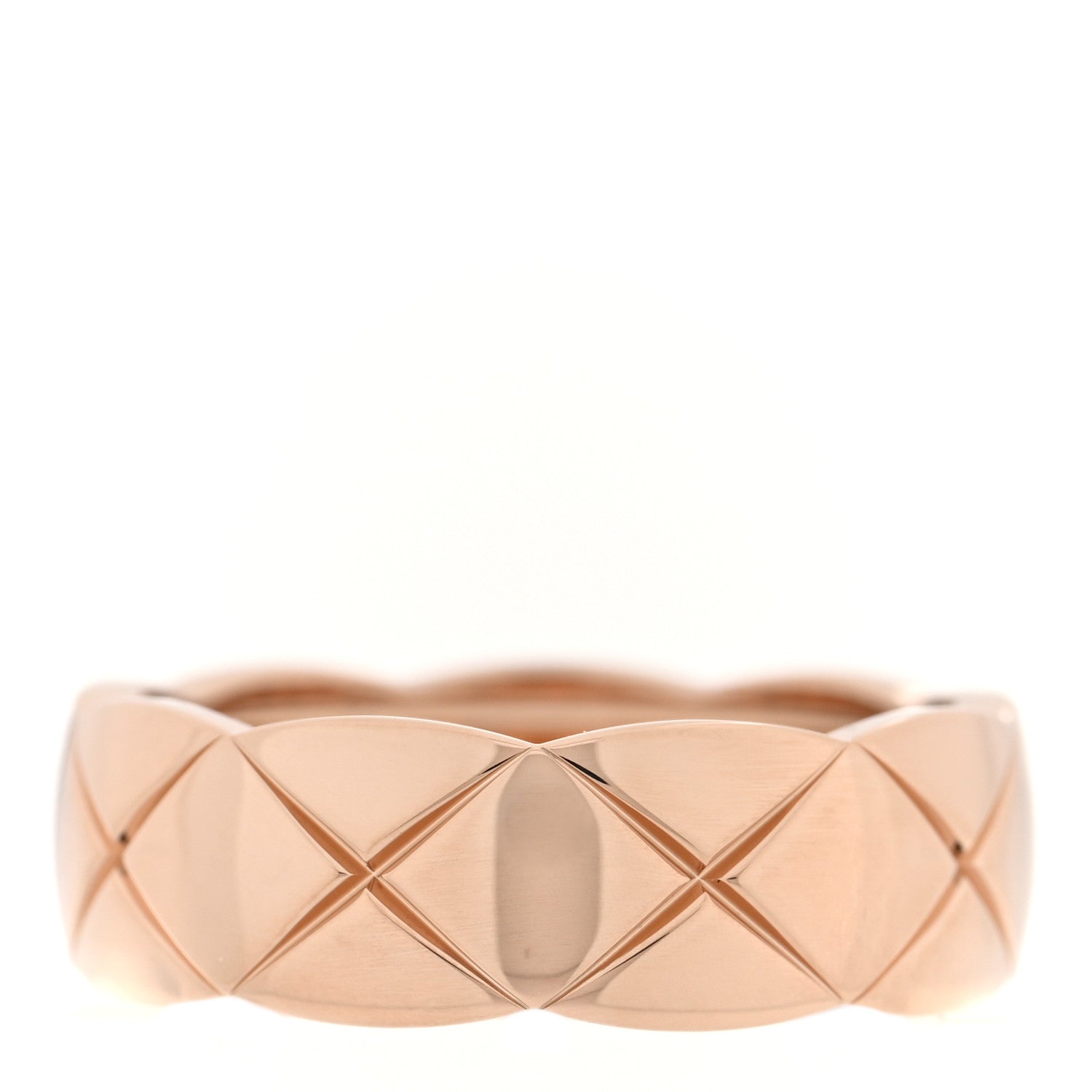 Chanel 18K Beige Gold Small Coco Crush Ring 56 7.5 1 of 5