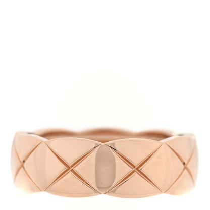 Chanel 18K Beige Gold Small Coco Crush Ring 56 7.5 1 of 5