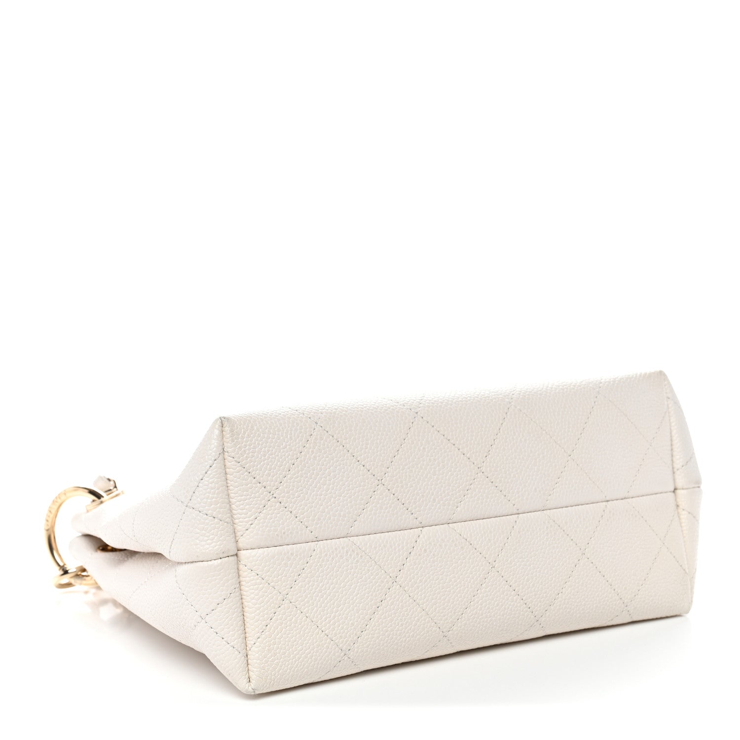 Chanel Caviar Quilted Small City Walk Hobo White 4 of 12