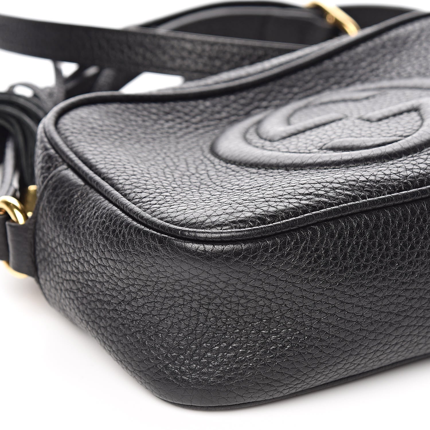 Gucci Pebbled Calfskin Mini Soho Disco Bag Black 10 of 12