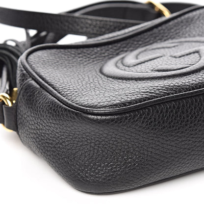 Gucci Pebbled Calfskin Mini Soho Disco Bag Black 10 of 12