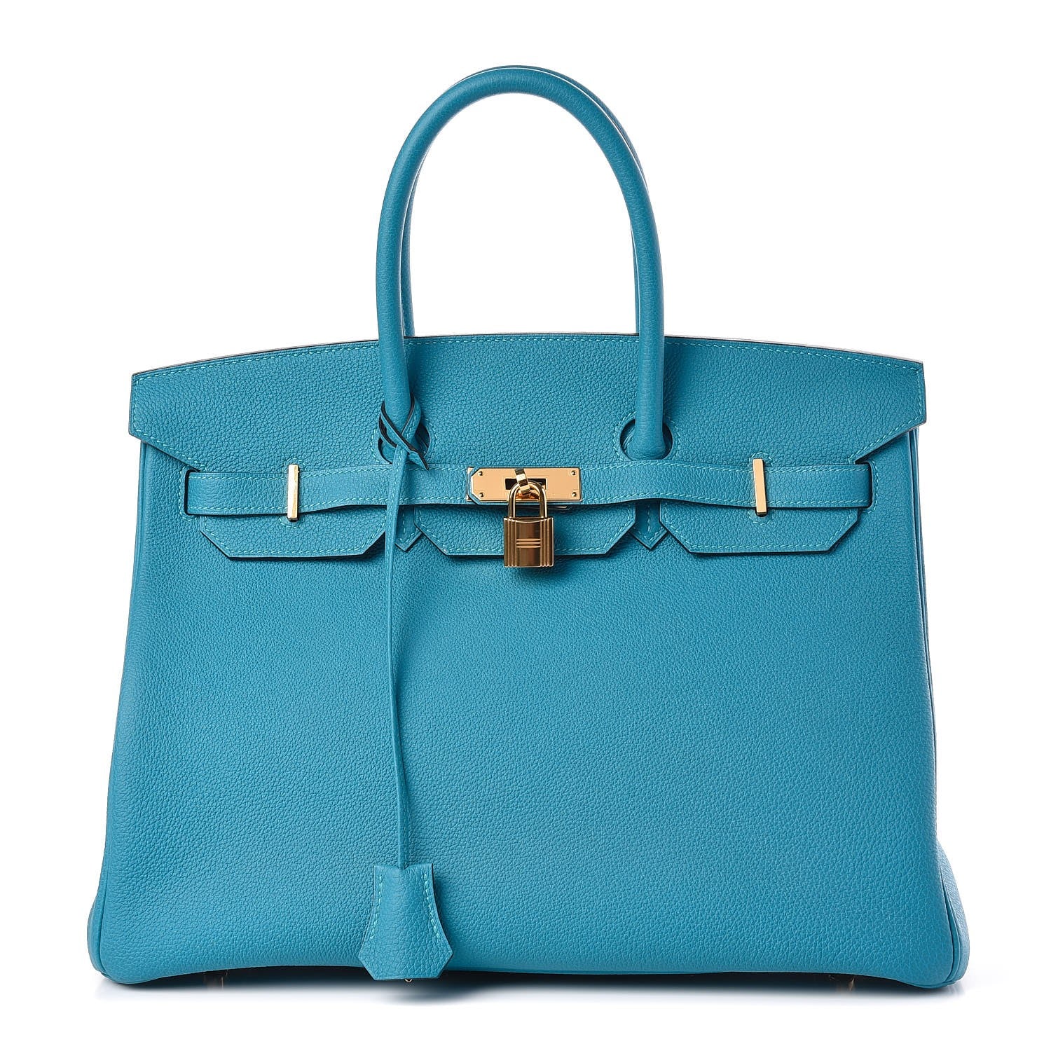 Hermes Togo Birkin 35 Turquoise 1 of 34