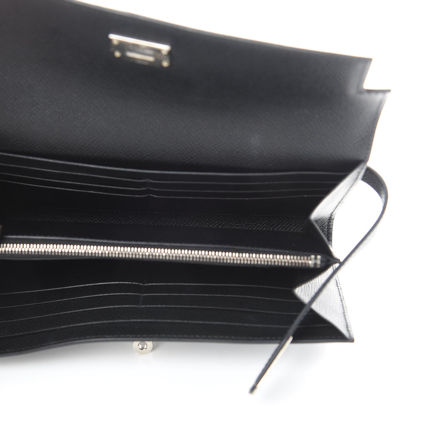 Epsom Kelly Longue Wallet Black