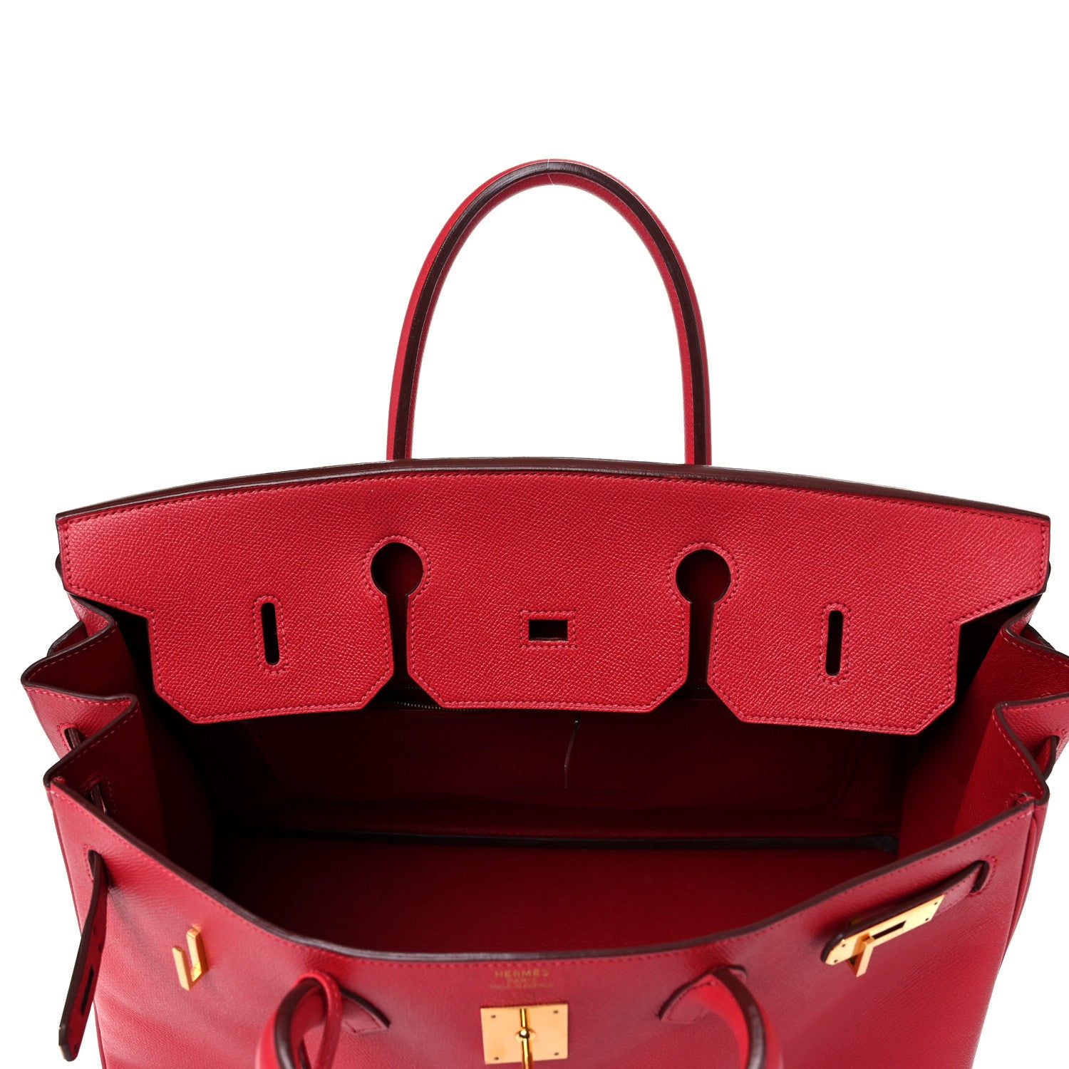 Hermes Epsom Birkin 40 Rouge Vif 17 of 51
