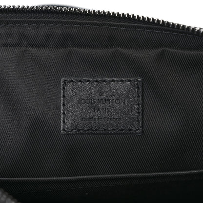 Louis Vuitton Calfskin Monogram Shadow Duo Messenger Black 6 of 10