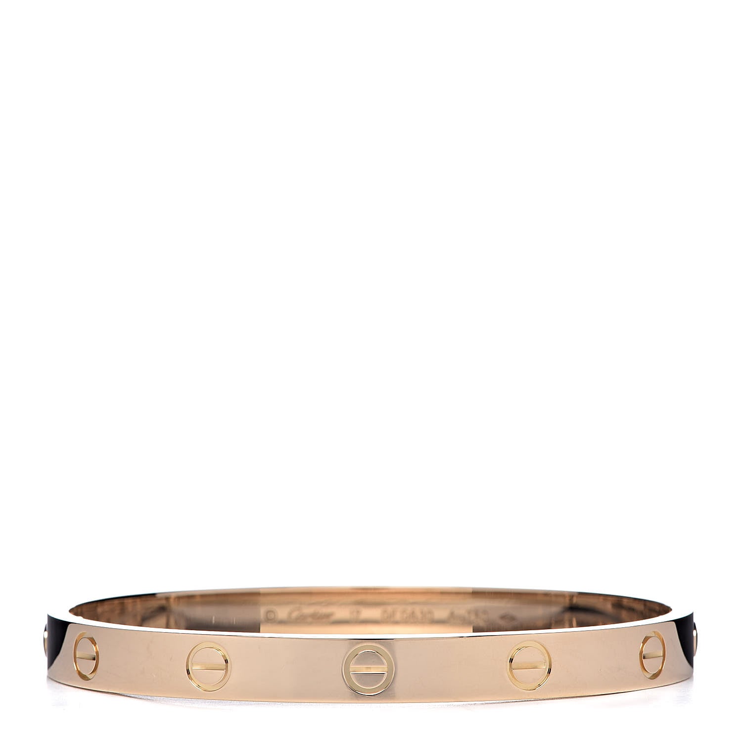 Cartier 18K Yellow Gold LOVE Bracelet 17 1 of 7