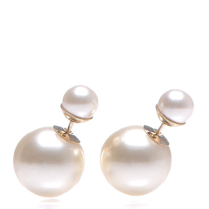 Christian Dior Pearl Mise En Dior Tribal Earrings 1 of 4