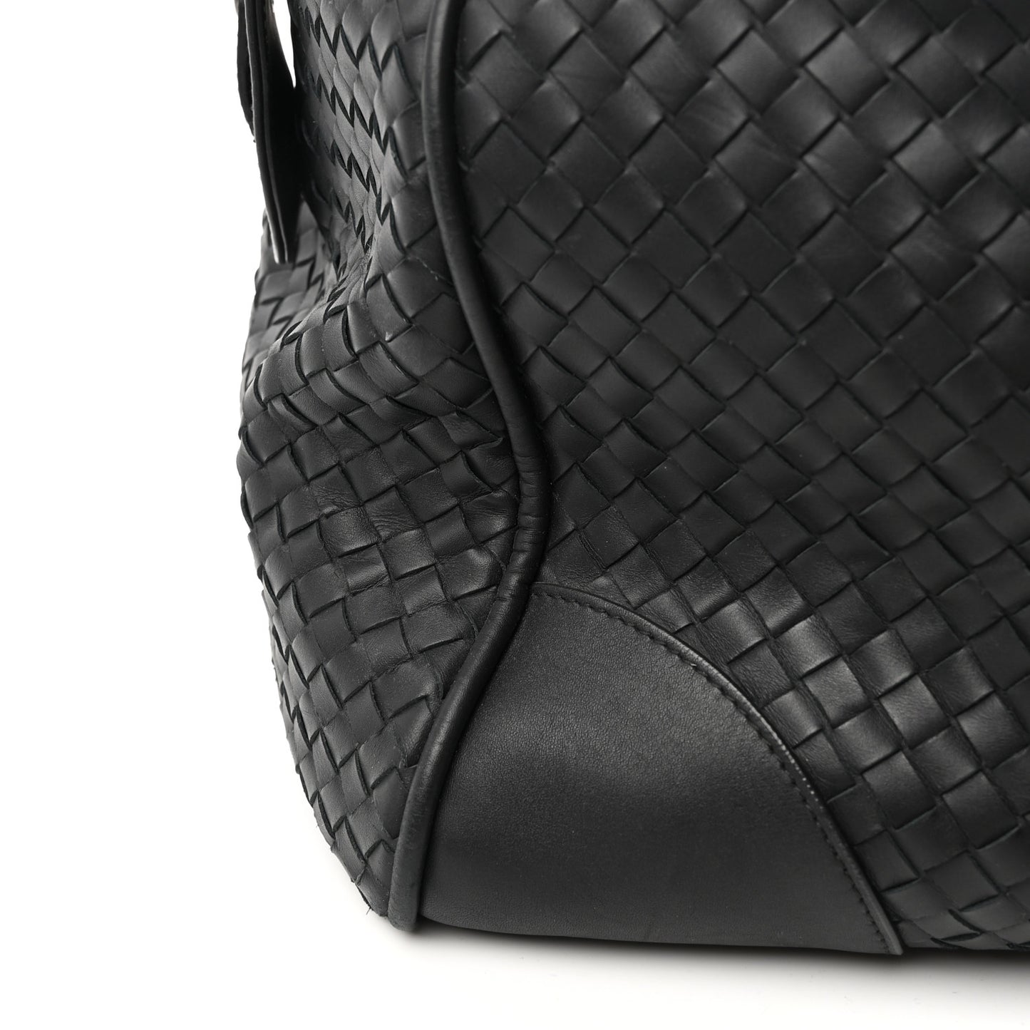 Nappa Intrecciato VN Large Duffel Ebano
