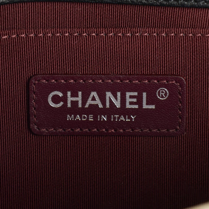 Chanel Goatskin Quilted Patent Medium Duo Boy Flap Black 6 of 9