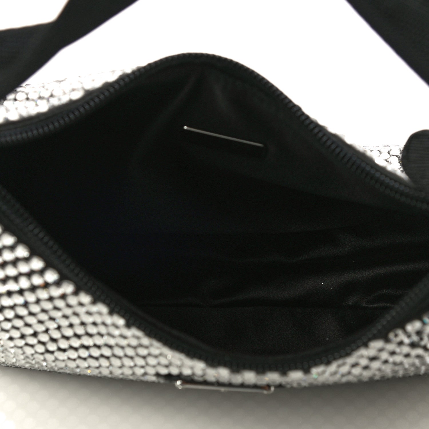 Prada Satin Crystal Mini Re-Edition 2000 Bag Cristal 5 of 12