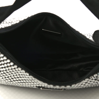 Prada Satin Crystal Mini Re-Edition 2000 Bag Cristal 5 of 12
