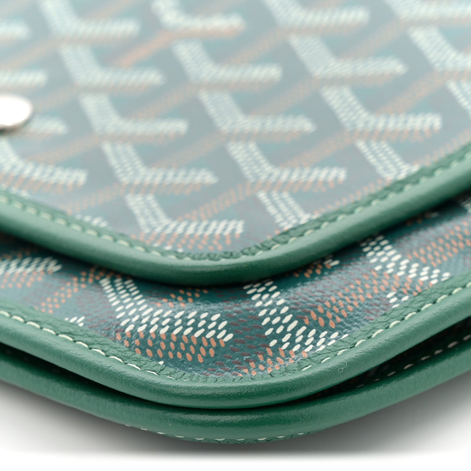 Goyard Goyardine Plumet Wallet Clutch Green 9 of 9