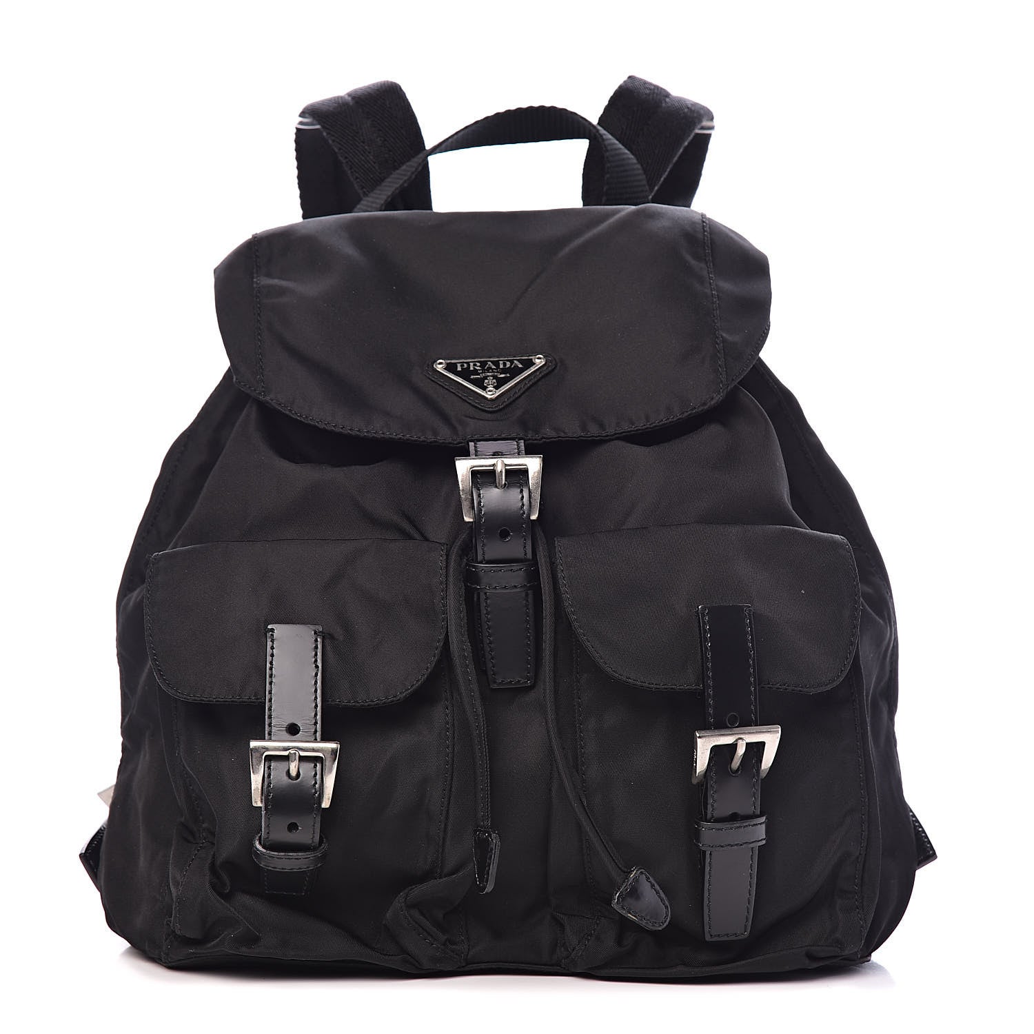Prada Tessuto Nylon Vela Small Backpack Black 1 of 10