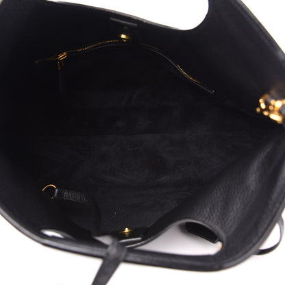 Tom Ford Calfskin Large Alix Padlock Zip Shoulder Bag Black 6 of 12