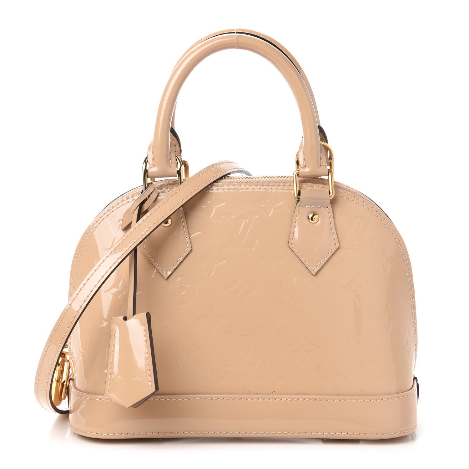 Louis Vuitton Vernis Alma BB Dune 1 of 10