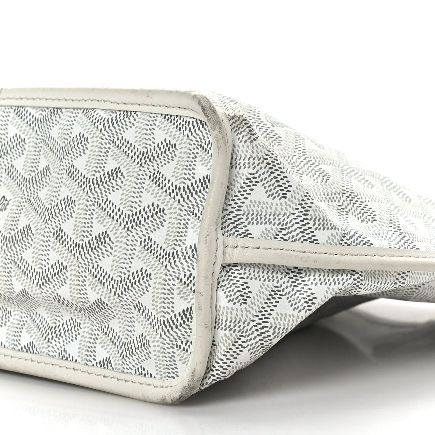 Goyardine Reversible Mini Anjou White