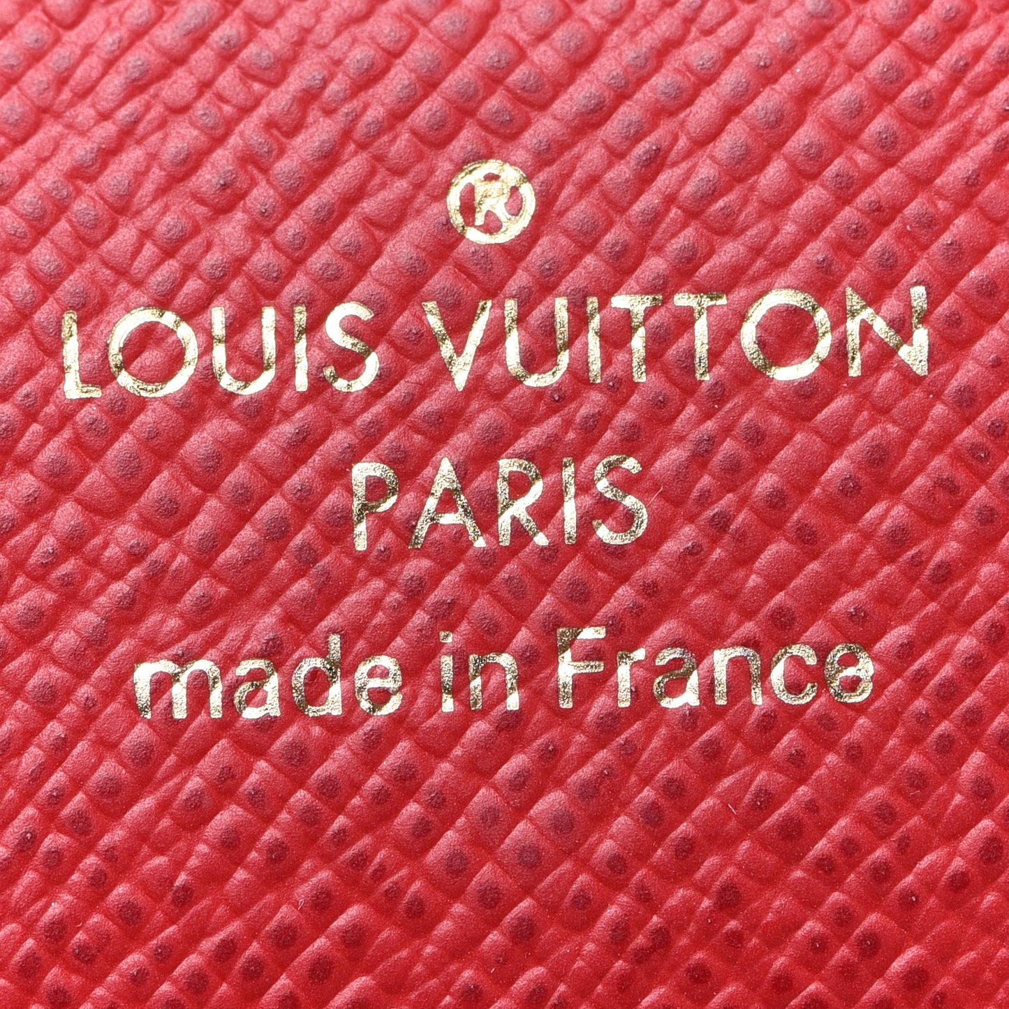 Damier Ebene Emilie Wallet Red