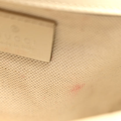 Gucci Azalea Calfskin Web Mini Horsebit 1955 Shoulder Bag Mystic White 13 of 13