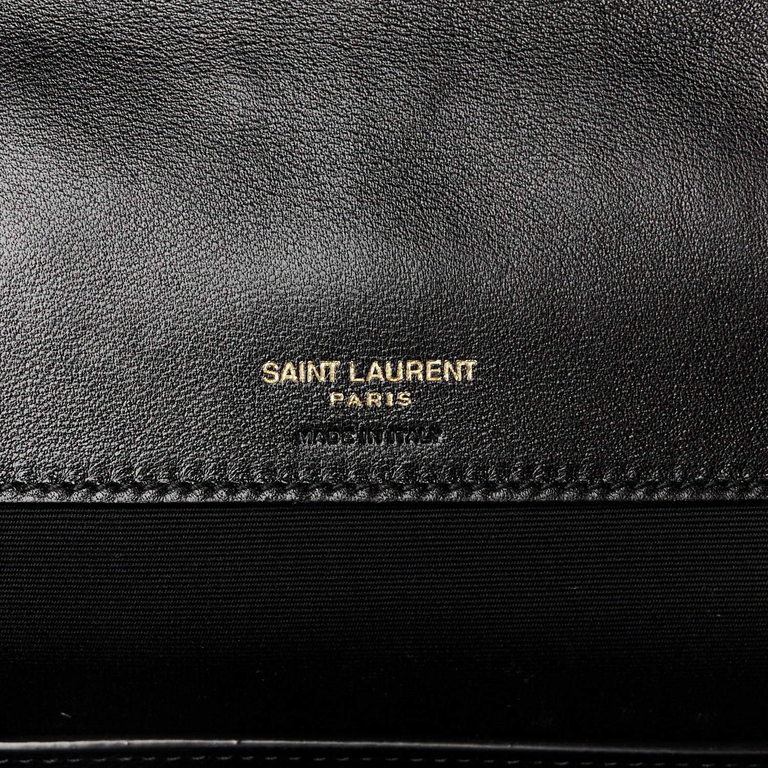 Saint Laurent Lambskin Chevron Quilted Large Loulou Black 8 of 12