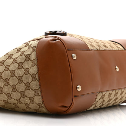 Gucci Monogram Medium Brick Lane Tote Brown 10 of 11