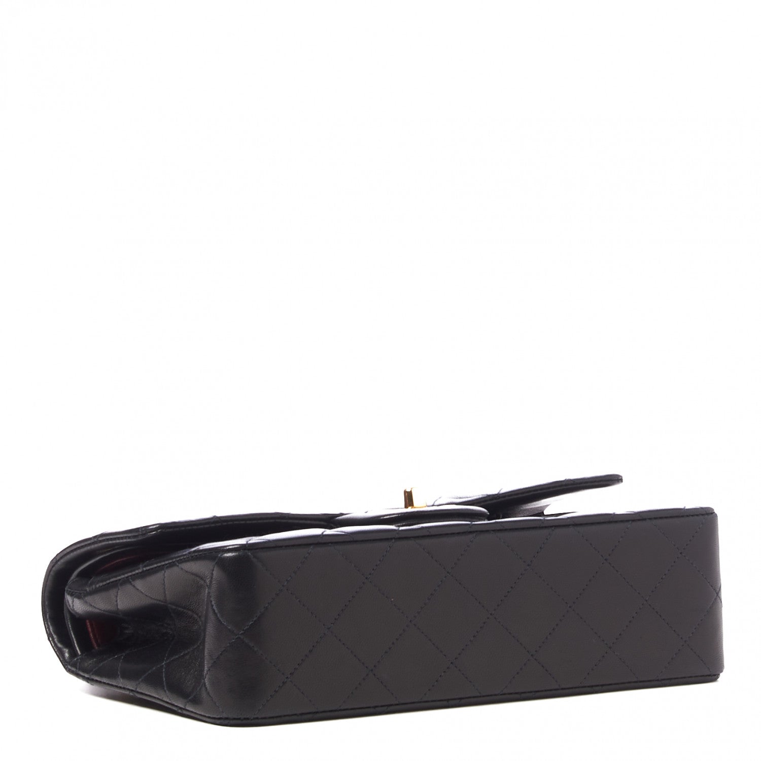 Chanel Lambskin Quilted Small Double Flap Black 3 of 10
