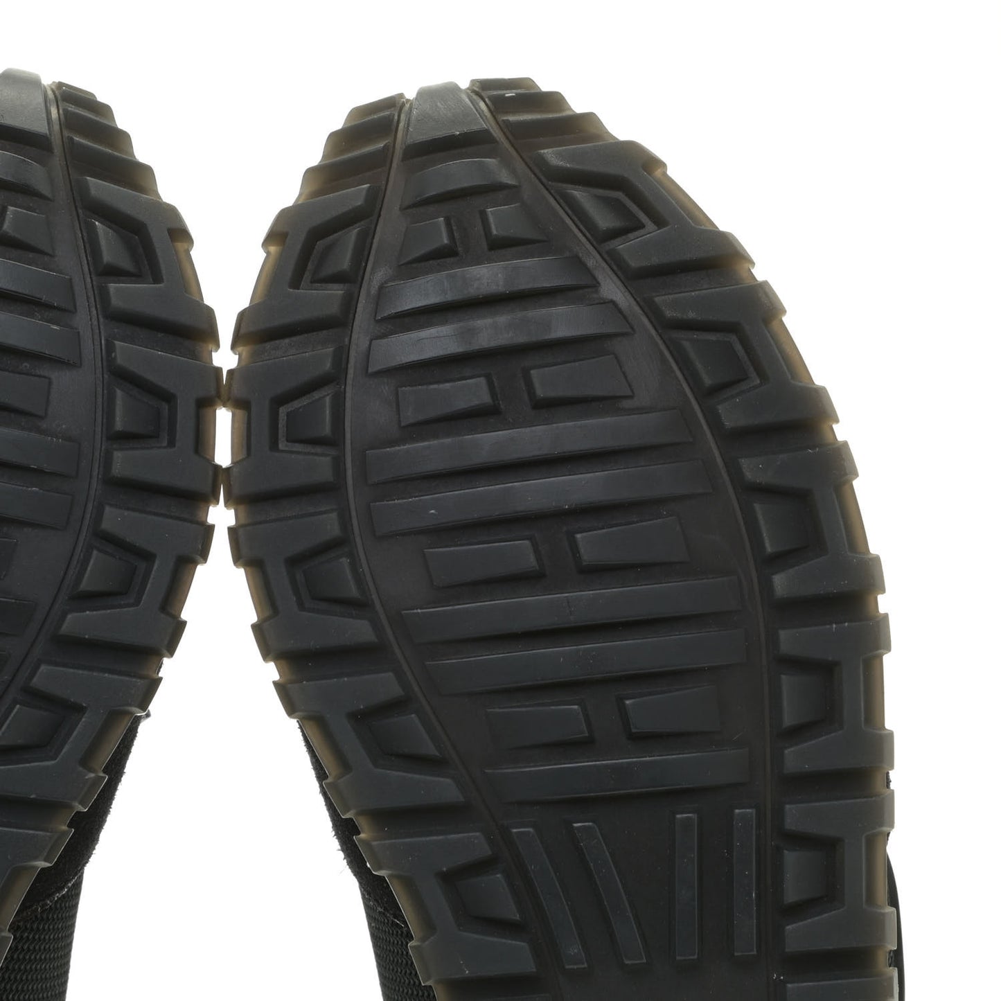 Suede Monogram Run Away Sneakers 38 Black