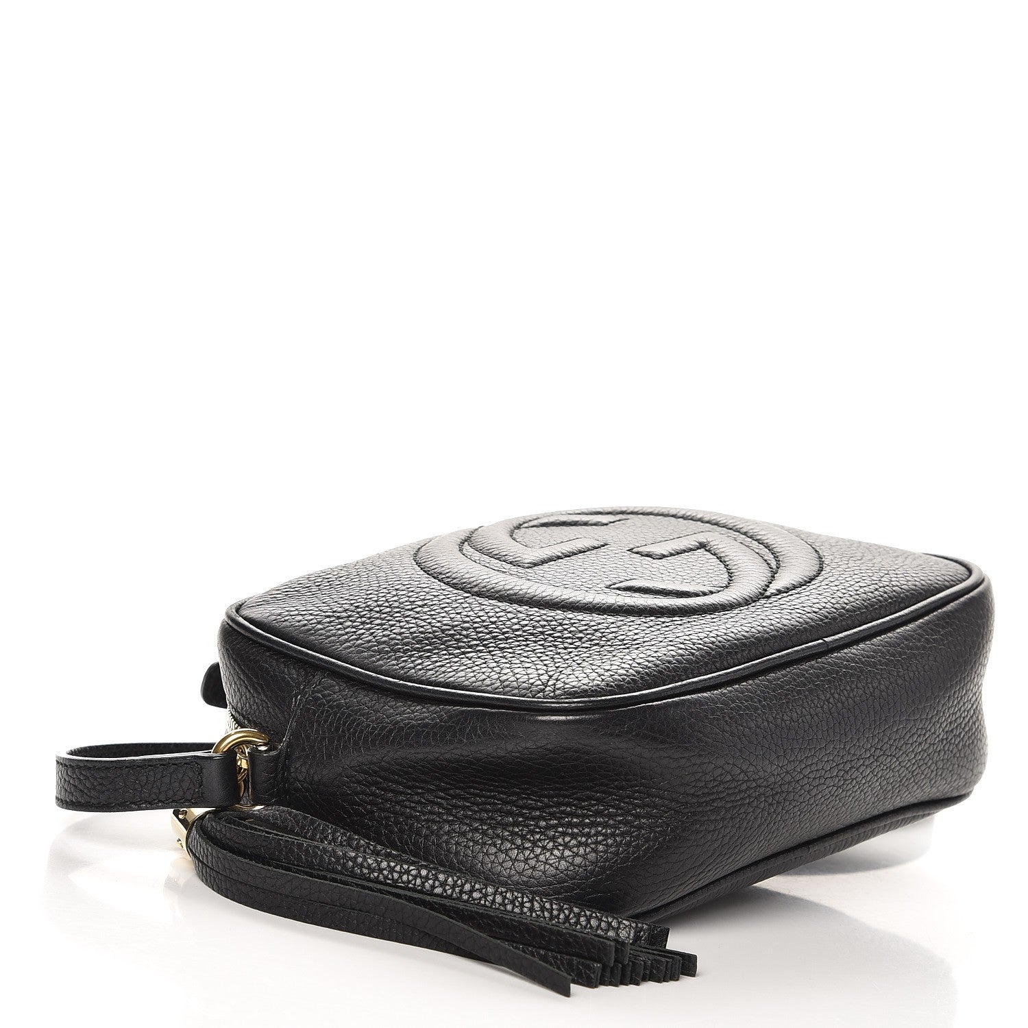 Gucci Pebbled Calfskin Small Soho Disco Bag Black 4 of 7