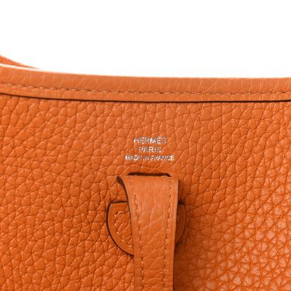 Hermes Taurillon Clemence Evelyne TPM Abricot 6 of 9