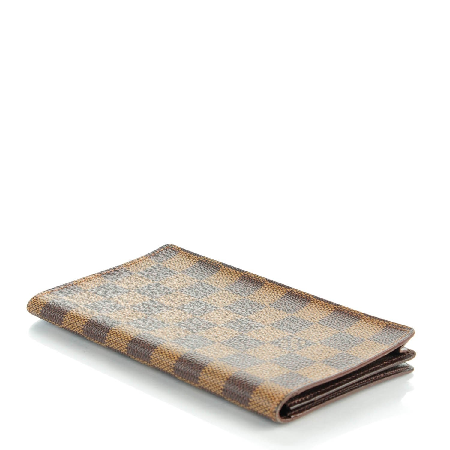 Louis Vuitton Damier Ebene Porte-Cartes Credit Yen Checkbook Wallet 4 of 7