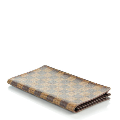 Louis Vuitton Damier Ebene Porte-Cartes Credit Yen Checkbook Wallet 4 of 7